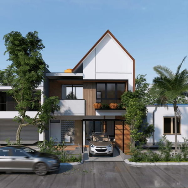 fasad rumah modern skandinavia